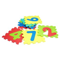 Tappeto gioco Puzzle Numeri 9 Pz (32x32cm) VITAMINA G Assortito 05094