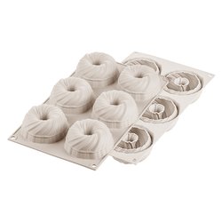 Stampo Silicone Pasticceria Mini Intreccio 3D (7,5cm) 26 290 13 0065