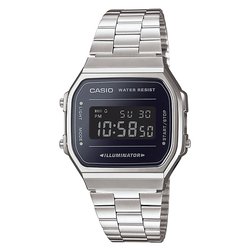 Orologio VINTAGE Iconic Silver e Black A168WEM 1EF