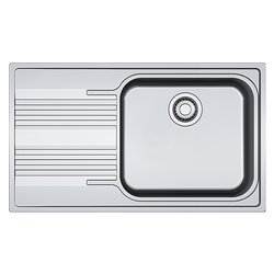 Lavello 1 vasca (86x50cm) Srx 611 SMART Inox Spazzolato 101 0356 882