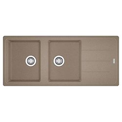 Lavello 2 vasche (116x50cm) Bfg 621 BOSTON Oyster Opaco 114 0490 339