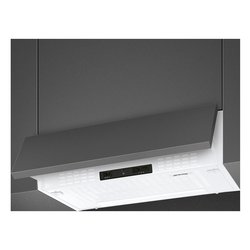 Cappa incasso (59,8cm) semi integrata estraibile UNIVERSALE Bianco KSEIR62BE2