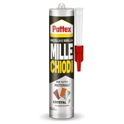 Colla montaggio MILLE CHIODI Crystal Trasparente tubo 290 gr 2708135