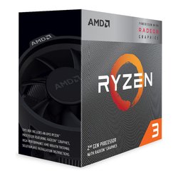 CPU AMD Ryzen 4 Core 3,6GHz RYZEN 3 3200G with Radeon Vega 8 Graphics YD3200C5FHBOX