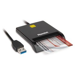 Lettore smart card Usb 3.0 per firma digitale Black HUSCR30