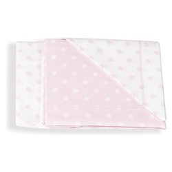 Set lenzuola lettino completo 3 pz POIS Rosa 020 1005 001