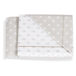 Set lenzuola lettino completo 3 pz POIS Tortora 020 1005 003