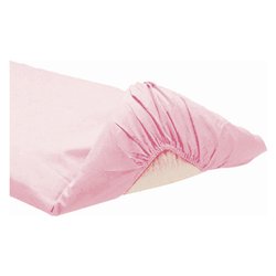Lenzuolo lettino con angoli (60x130cm) TINTA UNITA Rosa 020 0060 01