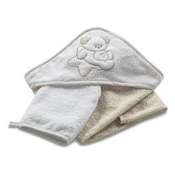 Set asciugamani SWEET Spugna (2pz 100x100 - 75x75) Avorio 050 4150 376