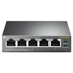 Switch di rete 5 porte Unmanaged PoE Black TL SG1005P Gigabit (1000Base-TX)