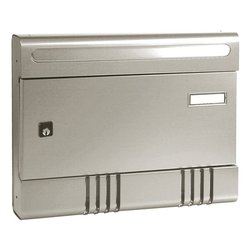 Cassetta posta senza tettuccio (36,5x7x29cm) ESSE Anodizzato argento 04SIREAR