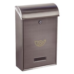 Cassetta posta con tettuccio (25x10x40,5cm) LIFTER Inox satinato 29VILLA IX