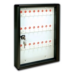 Bacheca chiavi 24 ganci (30x5x40cm) Grigio ghisa 23BCN24VRGH