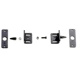 Rostro sicurezza regolabile per scuri e persiane Nero BPA200