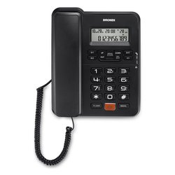 Telefono fisso Office Desk Black