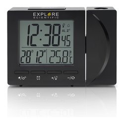 Sveglia Multifunzione radiocontrollata Black RDP1001BLK