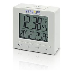 Sveglia Multifunzione radiocontrollata White RDC1005