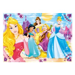 Puzzle 104 pz Maxi 4-7a (62x42cm) DISNEY PRINCESS 23714