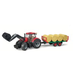 Trattore Ih Optum 300Cvx con Rimorchio Caricabile CASE 03198