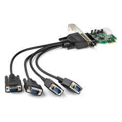 Scheda di espansione DB 9 PCI Express a 4 porte PEX4S953