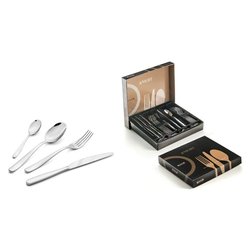 Set posate tavola 24 pz Inox NIGHT Cromo lucido COF24NIGHT