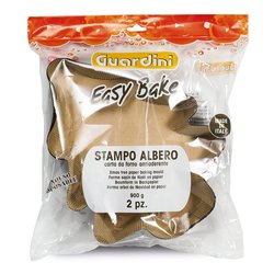Set stampi torta 2 pz carta forno Alberi 15766