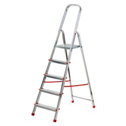 Scala domestica 5 gradini alluminio SCALAMIA AL150