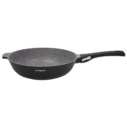 Padella Alluminio antiaderente (28cm) AMBIZIOSA Nero e Grigio pietra WL758B5GRTG