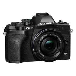 Fotocamera mirrorless 20,3Mpx Micro Four Thirds E M10 MARK IV Kit Ed 14 42mm F3.5 5.6 Ez Black V207132BE000