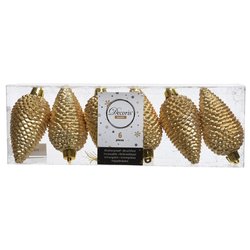 Pigne (6pz) Plastica Gold 9028570