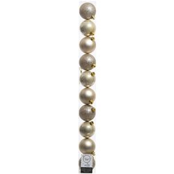 Set palline albero Natale (10pz-6cm) Plastica Pearl 9020176