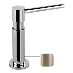 Dosa sapone OXYGENE Incasso top Warm bronze brushed PVD (500ml) 29651 726