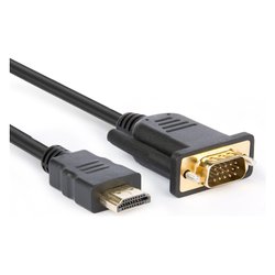 Cavo adattatore Video Hdmi Vga Black 1,8m XVCHDM VGA180