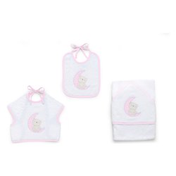 Set bavaglini 3 pz MOON Rosa 15 5020 401