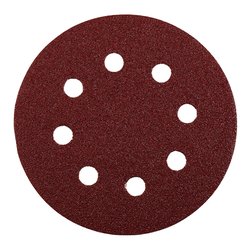 Set dischi abrasivi carta levigatrici roto orbitali 5 pz (D.125 mm grana P80) QUICK STICK 491908