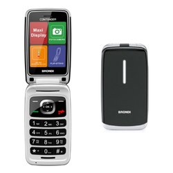 Cellulare 2G Gprs CONTENDER Dual Sim Black e Silver