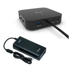 HUB 11 in 1 Usb C Dual Display Docking Station Pd 100W Black C31DUALDPDOCKPD100W
