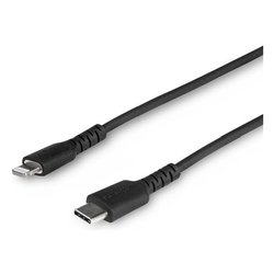 Cavo adattatore USB Type C Lightning Certificato Apple Mfi Black 1m RUSBCLTMM1MB