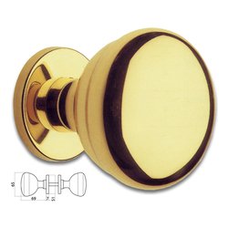 Pomolo porta girevole Q8 MILENA ottone lucido (65x69 mm) 55744771001