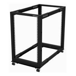Armadio rack Open Frame Black 4POSTRACK18U