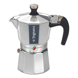 Caffettiera Alluminio 3 Tazze ITALIKA Cromo W943053ITAL