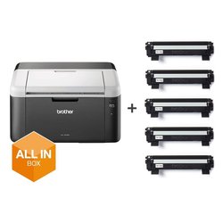 Stampante Laser ( A4 Simplex 2400 x 600 ) ALL IN BOX Black e Grey HL1212WVB