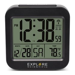 Sveglia Multifunzione radiocontrollata Black RDC1008