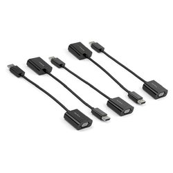 Cavo adattatore Video Displayport Vga 5 Pezzi Black 0,1m DP2VGA3X5