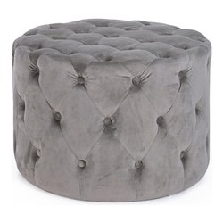 LORELLA Pouf Grigio