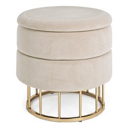 PAVLINA Pouf Beige
