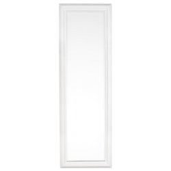 SANZIO Specchio senza luce Bianco (42x132cm)