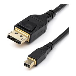 Cavo Displayport 1.4 Mini Dp Dp Sottile 34 Awg Black 1m DP14MDPMM1MB