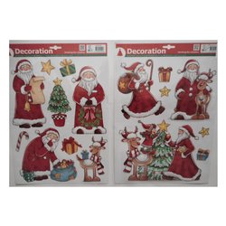 Vetrofania Natale Babbo Natale (41x29cm) Assortito 416294