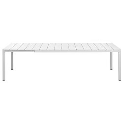 Tavolo da esterno alluminio RIO Alu 210 Extensible Allungabile Bianco (210-280x100x75cm) 48853 00 000